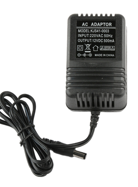 包邮12v500mA电源AC-DC ADAPTOR 12v500mA内正外负线性直流变压器