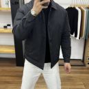 夹克时尚 白鸭绒男士 新款 羽绒服冬季 百搭休闲纯色上衣简约外套 厚款