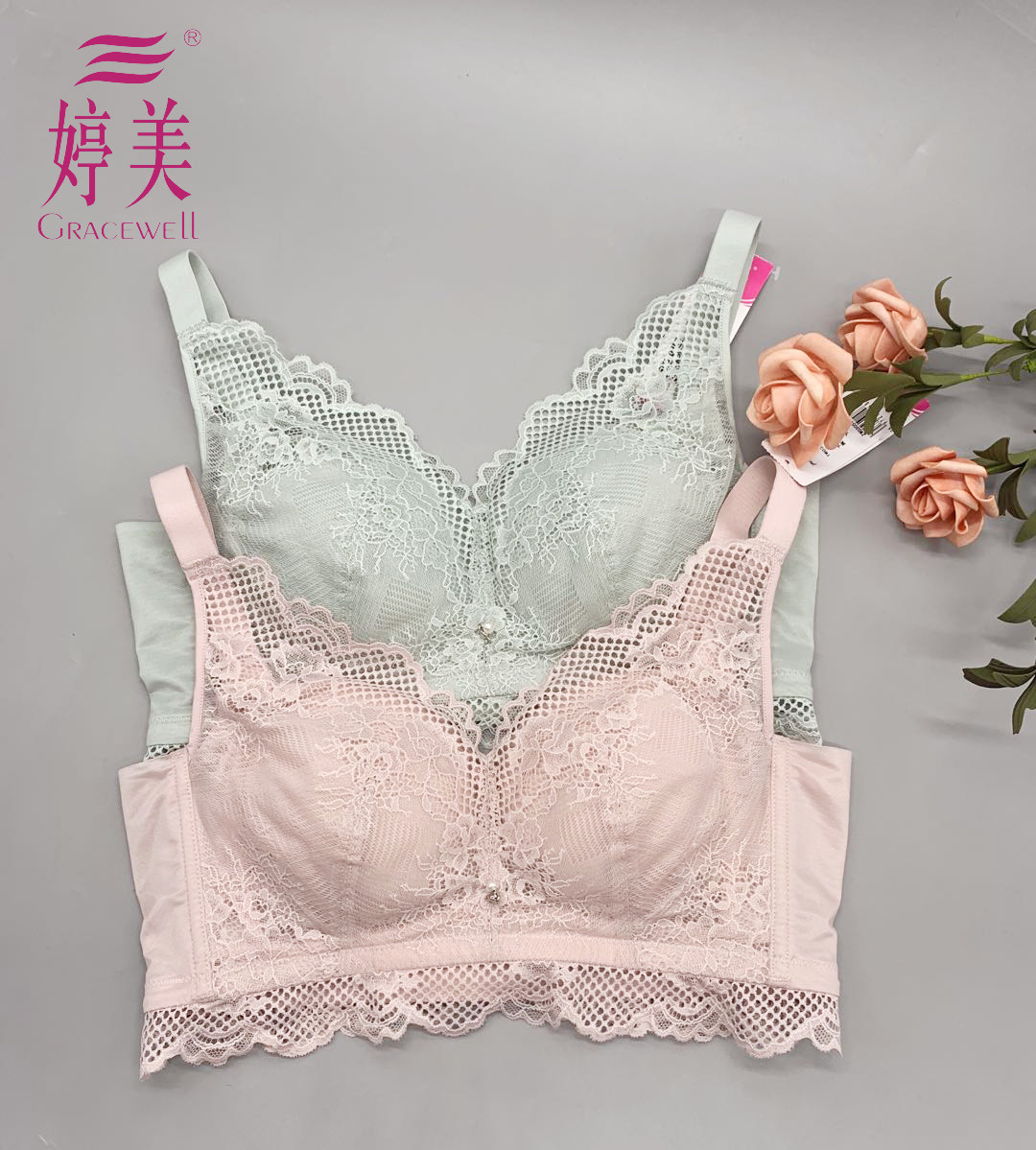 婷美专柜正品上托聚拢收副乳薄款夏季文胸tw0305