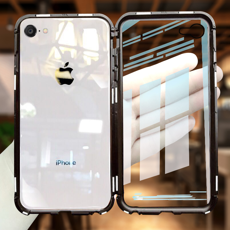 Æ»¹û6splusÊÖ»ú¿Çпîiphone6³±ÅƲ£Á§ºó¸Ç6pÈ«°ü·ÀˤÌ׸öÐÔ´´ÒâÍò´ÅÍõ6sp¶¶ÒôÍøºìͬ¿îÁùÄÐÅ®¿î͸Ã÷´ÅÎüºÚÉ«