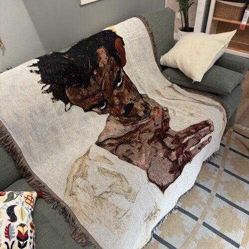 奥地利画家EgonSchiele毛毯
