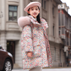 反季清仓巴拉中长款儿童羽绒服女童2025新款中大童装冬装外套特价