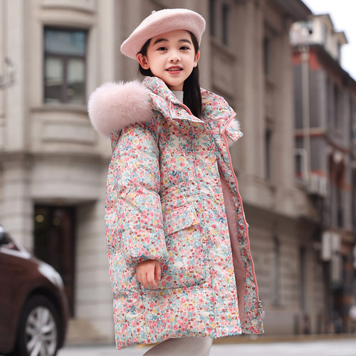 巴拉赫中长款儿童羽绒服女童特价