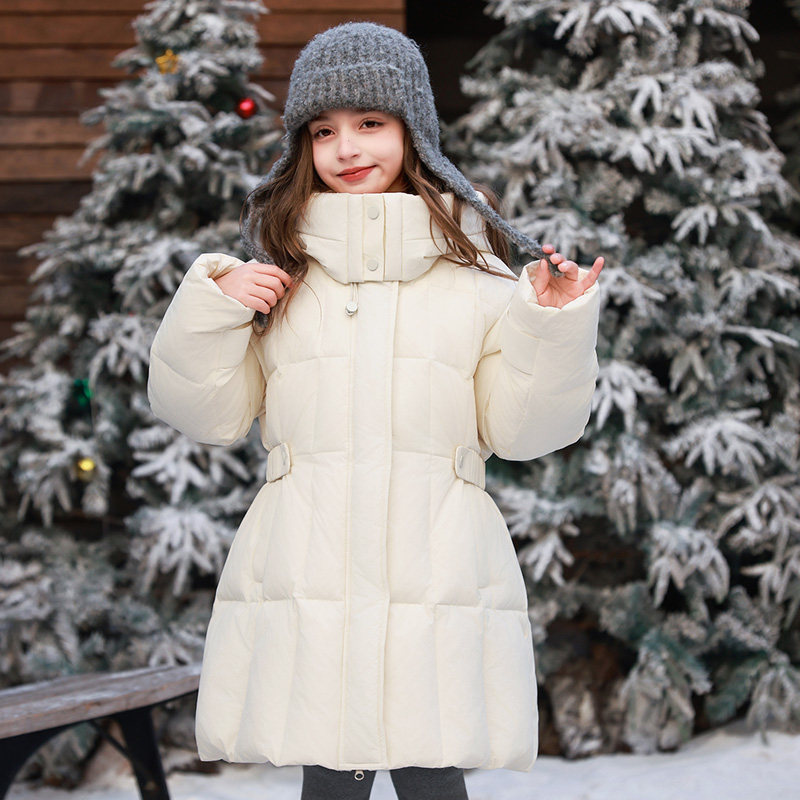 2025新款儿童羽绒服女童中长款韩版洋气中大童宝宝白鸭绒保暖外套,童装/婴儿装/亲子装,羽绒服,淘宝优惠券,粉丝福利购,淘宝优惠卷
