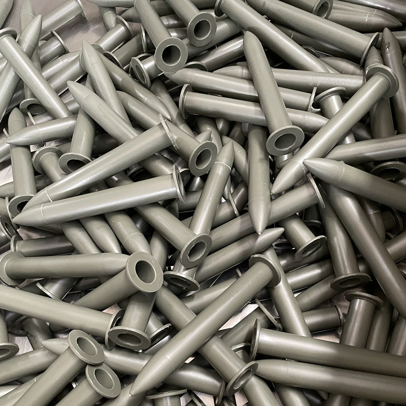 食用菌平菇接种棒菌种直口打孔棒 16cm18cm 20cm塑料丙烯窝口棒