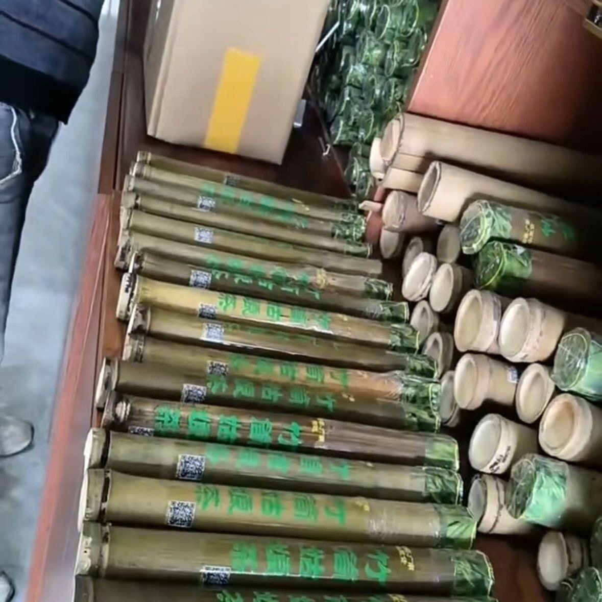 2026年新茶正宗云南广南底圩特色竹筒茶姑娘茶普洱生茶
