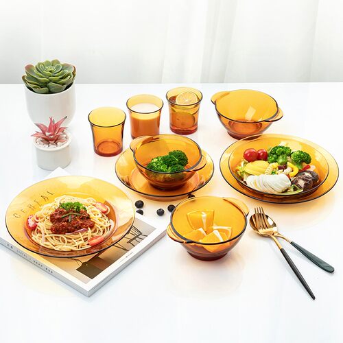 DURALEX钢化玻璃餐具套装家用
