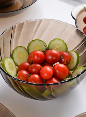 法式duralex多莱斯家庭欧式钢化玻璃碗高颜值沙拉碗透明泡面碗