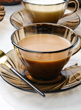 法国进口咖啡杯套装（1杯1碟）
