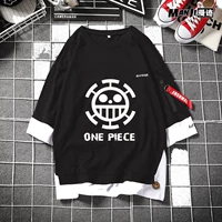 Anime One Piece quần áo xung quanh áo phông ngắn tay hai nhân dân tệ nam nữ áo len bay trên đường mùa hè Trafacheara - Carton / Hoạt hình liên quan miếng dán