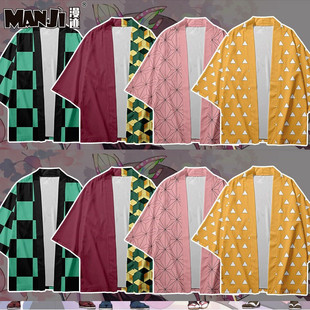 鬼灭之刃动漫周边羽织外套日系二次元炭治郎睡衣防晒衣服情侣男女