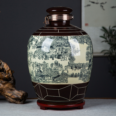 景德镇陶瓷泡酒坛子酿酒缸
