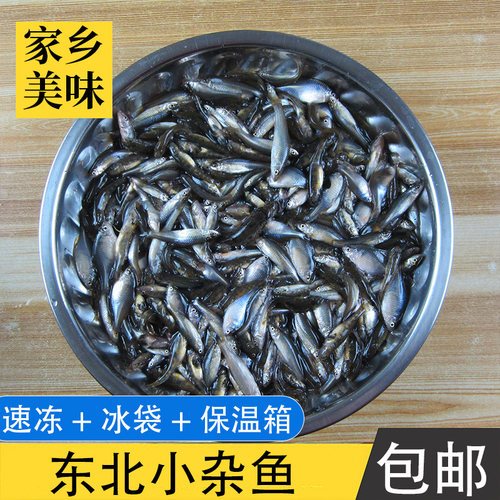 东北小杂鱼开江鱼酱东北小鱼酱东北新鲜麦穗鱼