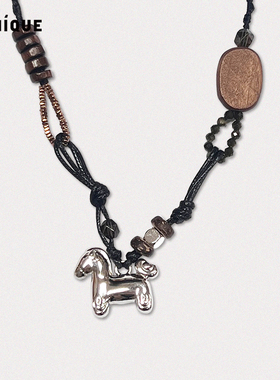 Picnique 马上发财串珠编绳长项链