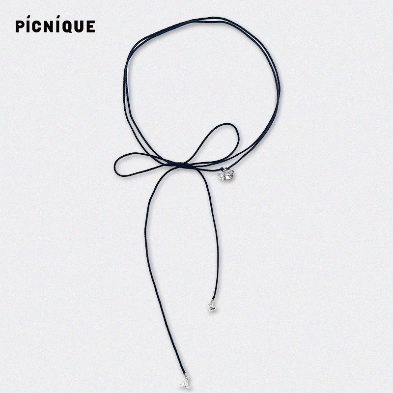 Picnique花朵细绳多种戴法项链