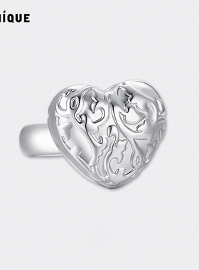 Picnique爱心图腾戒指