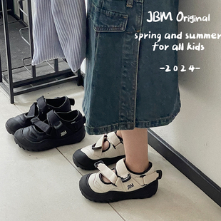 JBM儿童鞋镂空运动鞋2024春夏季男女童韩版老爹鞋户外徒步跑步鞋