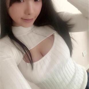 秋冬新款开胸针织衫女套头毛衣时尚性感露胸修身长袖百搭打底衫潮