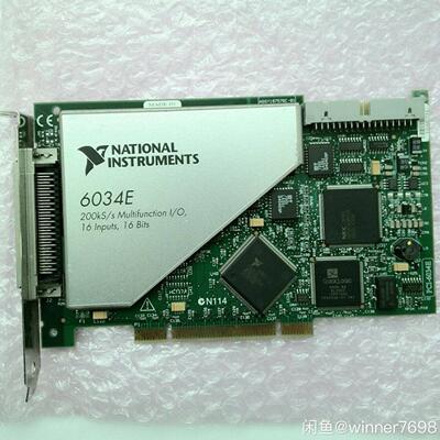 配件美国 NI PCI-6034E 多功能数据采集卡DAQ 778075-01原装议价