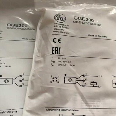配件IFM OGE300传感器OGE300原装现货议价