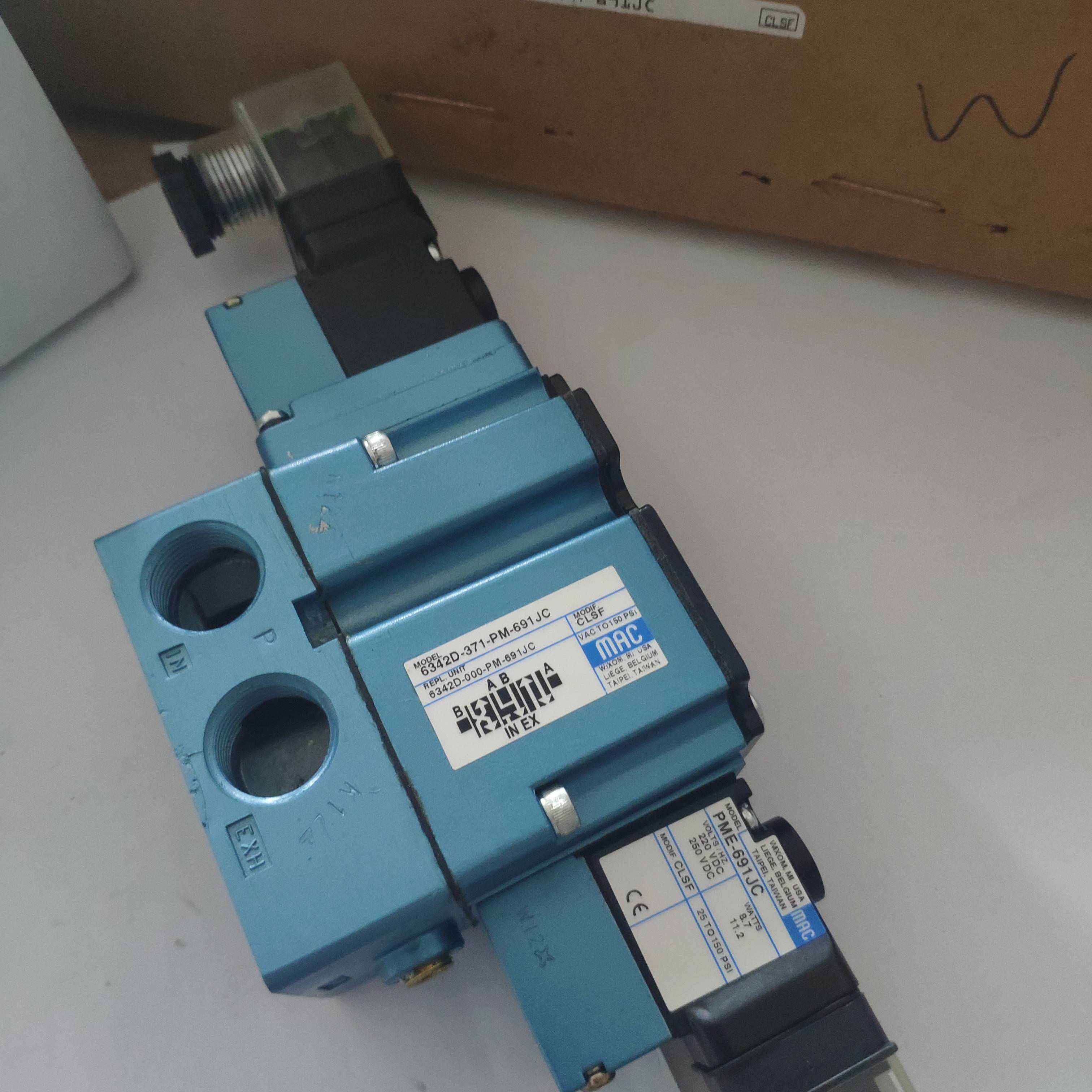 配件美国MAC电磁阀275B-120EA6342D-371-PM-691JC MODCLSF议价
