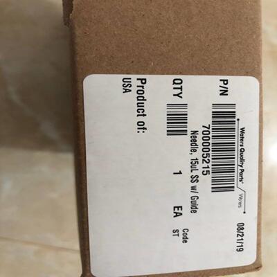 配件waters沃特斯进样针700005215 430002640 FTN-15ul  议价