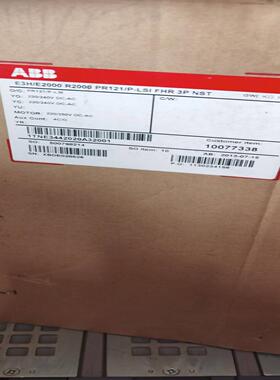 配件ABB框架断路器E3HE20R2000PR121P-LSIFHR3PNST控制议价