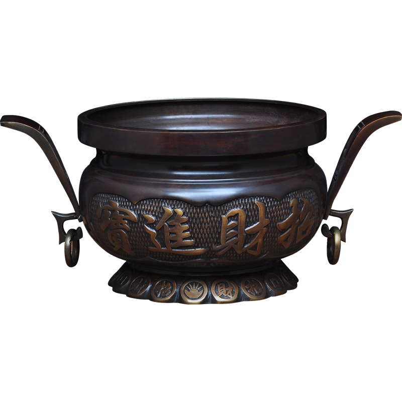大号香炉耳环金钱进宝佛堂寺庙