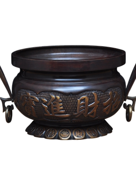 大号香炉耳环金钱进宝佛堂寺庙
