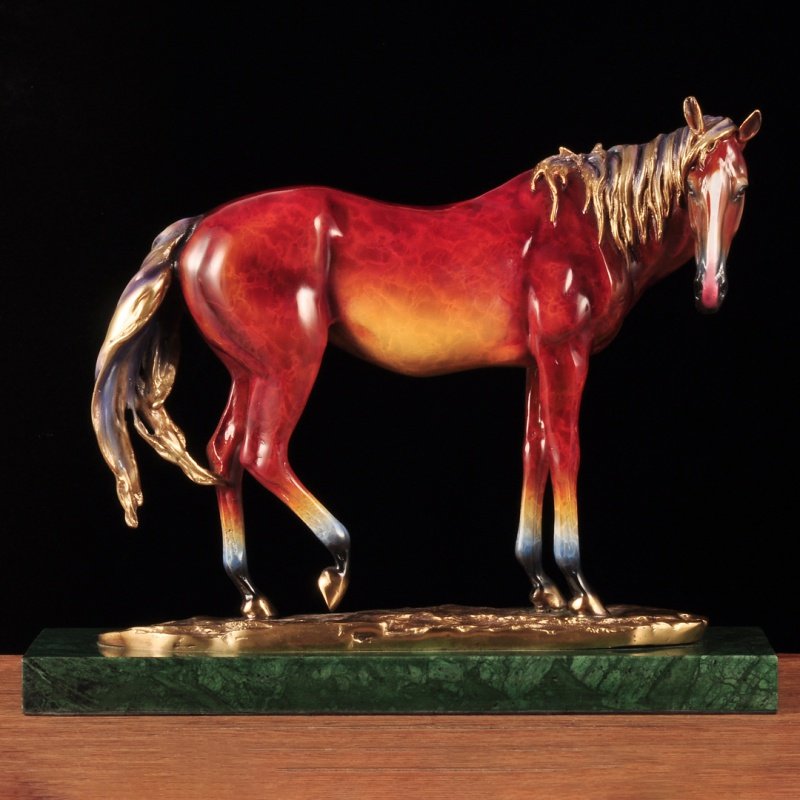 彩铜赤兔马摆件招财生肖马到成功家居客厅玄关酒柜装饰品商务礼品,家居饰品,桌面摆件,淘宝优惠券,粉丝福利购,淘宝优惠卷