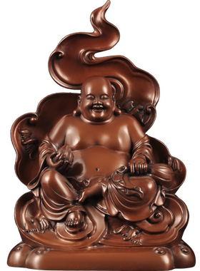 弥勒佛摆件福寿笑口常开客厅