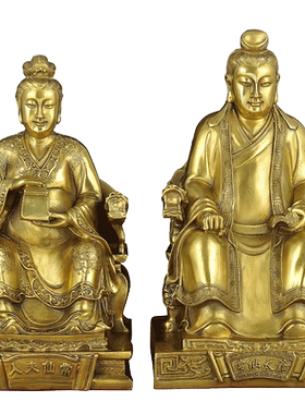 纯铜玄关佛堂供奉工艺品保家