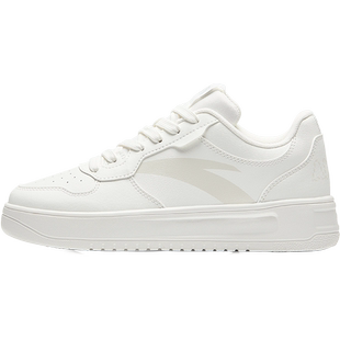 安踏小白鞋轻松丨女鞋板鞋低帮学生夏季新款厚底增高百搭运动鞋子