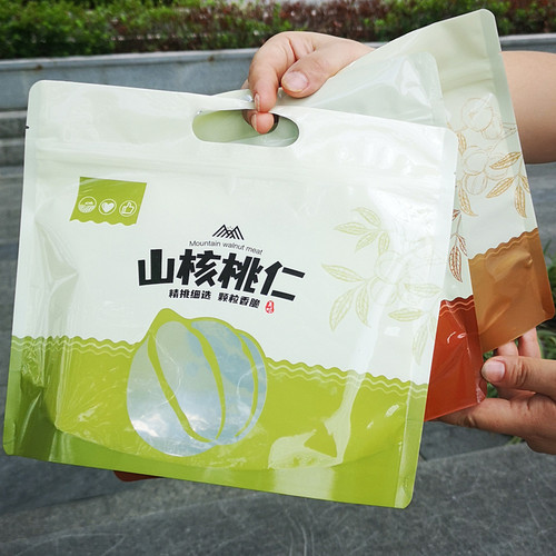 通用版山核桃仁外袋拉链自封现货