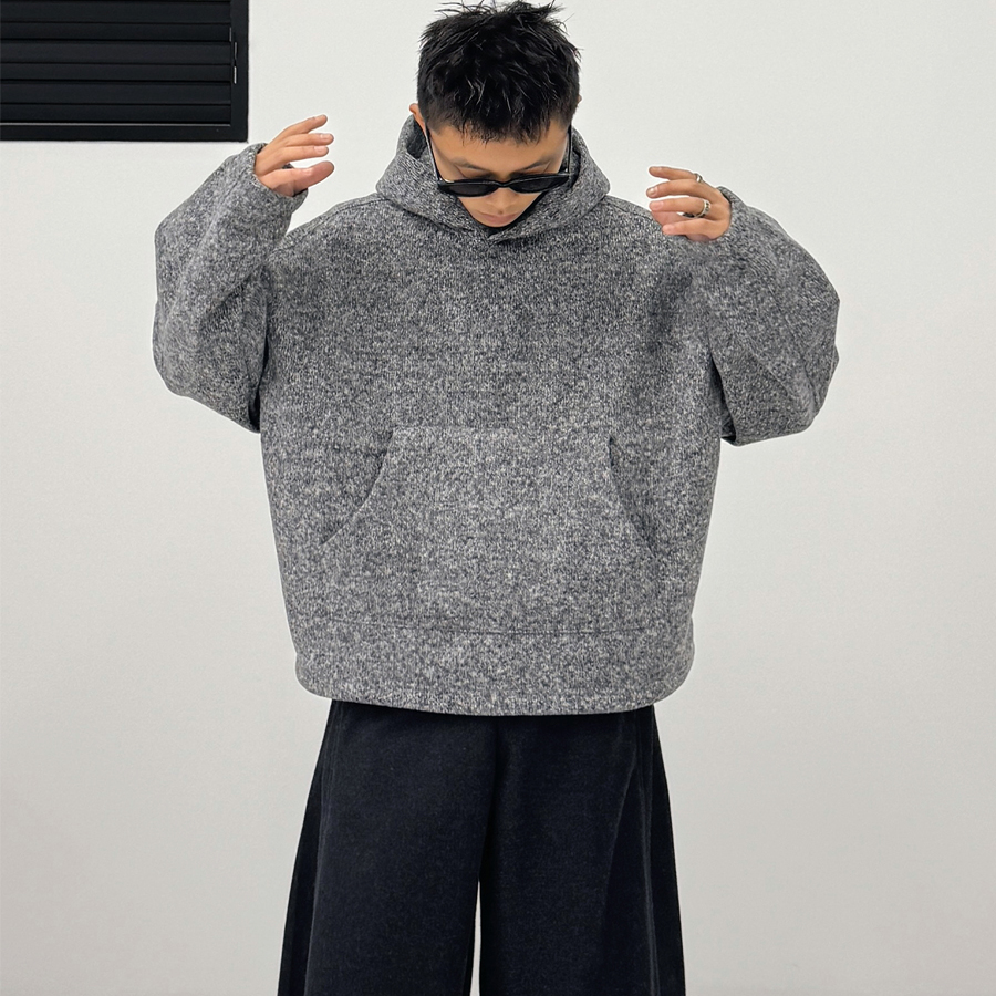 毛衣外套男士休闲宽松加厚针织衫