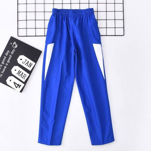 宝蓝色春秋冬季款校服裤子男女小学初中学生运动直筒长裤校服裤子