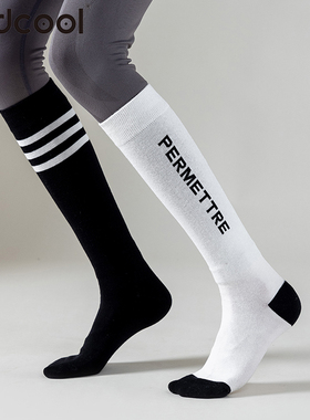 Findcool纯棉小腿压缩袜女健身时尚小腿袜春夏薄款中筒运动跑步
