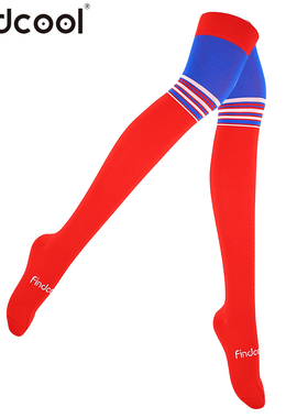 Findcool长筒过膝健身撸铁压缩袜2双女瑜伽舞蹈跑步运动袜