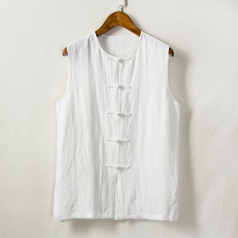 夏季薄款马褂复古唐装中国风汗衫