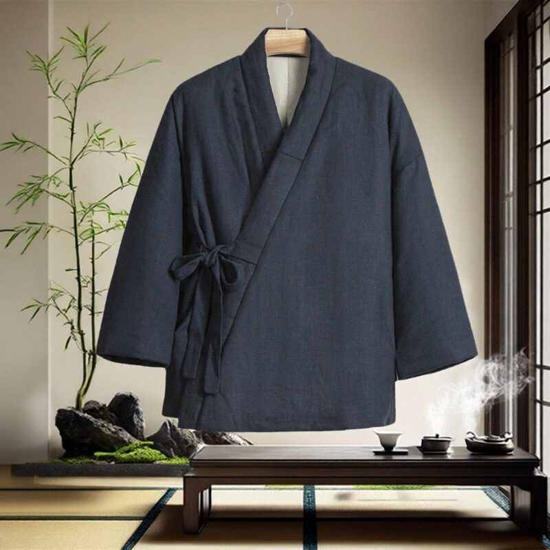 冬季中国风男装汉服棉衣保暖厚外套复古中式棉袍男士禅修禅意棉袄,男装,汉服,淘宝优惠券,粉丝福利购,淘宝优惠卷