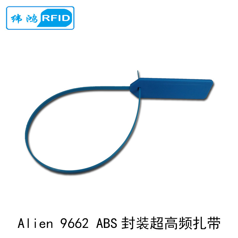 电子标签RFID扎带UHF9662物料盒中转箱ABS远距离超高频6c射频扎带图片