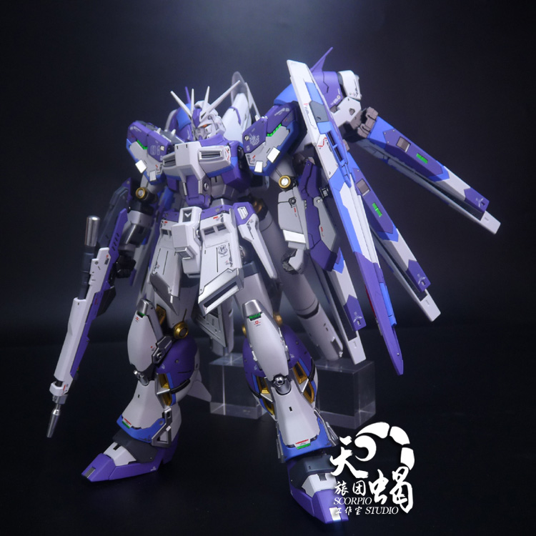 万代RG海牛高达拼装模型1/144 RX-93-v2 Hi-v海牛敢达代工喷涂成