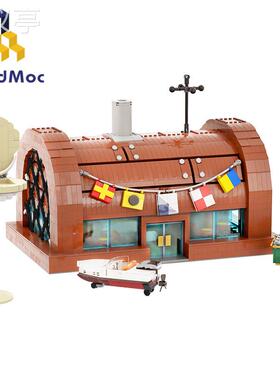 BuildMocMOC-82378蟹堡王餐厅成人玩具兼容拼搭积木玩具