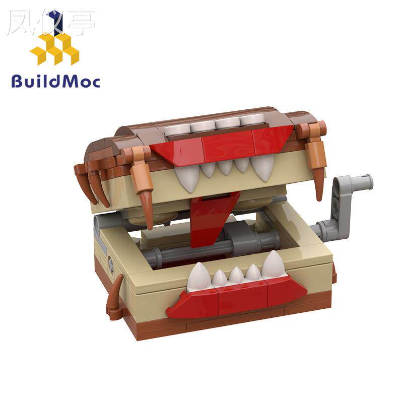 BuildMoc自主设计哈li波特的怪物书积木兼容拼搭积木玩具