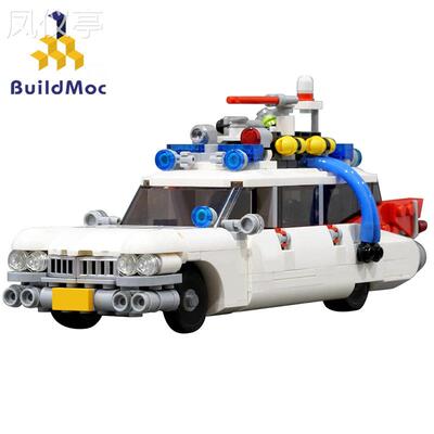 MOC-168757小颗粒益智拼搭积木Ghostbusters捉鬼敢死队-Ecto-1