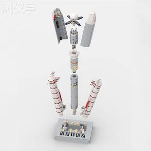 -61281泰坦半人马座1:110比例兼容益智拼装积木