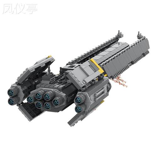 599号A1350绝地潜兵超级驱逐舰moc176829绝地潜兵2超级驱逐舰积木