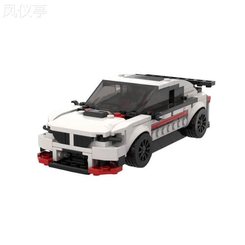 MOC91197赛车跑车模型积木佳砖跨境小颗粒益智速卖通ozon热卖玩具