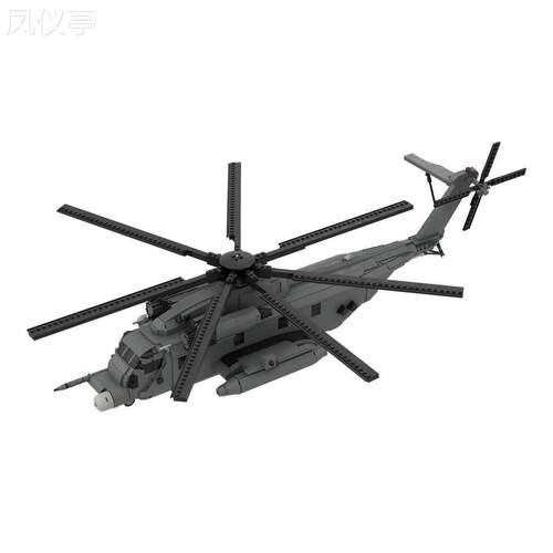 积木佳砖跨境小颗粒MOC134252直升飞机模型速卖通ozon热卖玩具