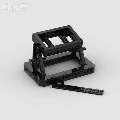兼容小颗粒10300回到未来时光机支架套装MOC-110394跨境